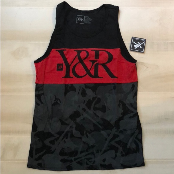 Young & Reckless Colorblock Camo Tank Top - Picture 2 of 3